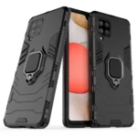 Ring Armor Kickstand Tough Rugged Cover Black Kryt Samsung Galaxy A42 5G