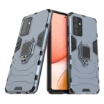 Ring Armor Kickstand Tough Rugged Cover Blue Kryt Samsung Galaxy A72