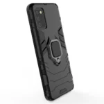 Ring Armor Tough Hybrid Cover + Magnetic Holder (166.5) Black Kryt Samsung Galaxy A03s
