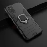 Ring Armor Tough Hybrid Cover + Magnetic Holder (166.5) Black Kryt Samsung Galaxy A03s