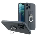 Ring Silicone With A Finger Grip And Base Blue Kryt Samsung Galaxy A73