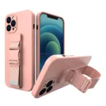 Rope Gel With A Lanyard Chain Bag Lanyard Pink Kryt Samsung Galaxy A32 5G