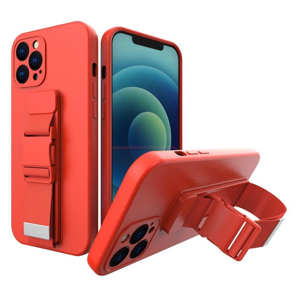Rope Silicone Lanyard Cover Purse Lanyard Strap Red Kryt Samsung Galaxy A13 5G