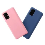 Silicone Soft Flexible Rubber Cover Black Kryt Samsung Galaxy A72
