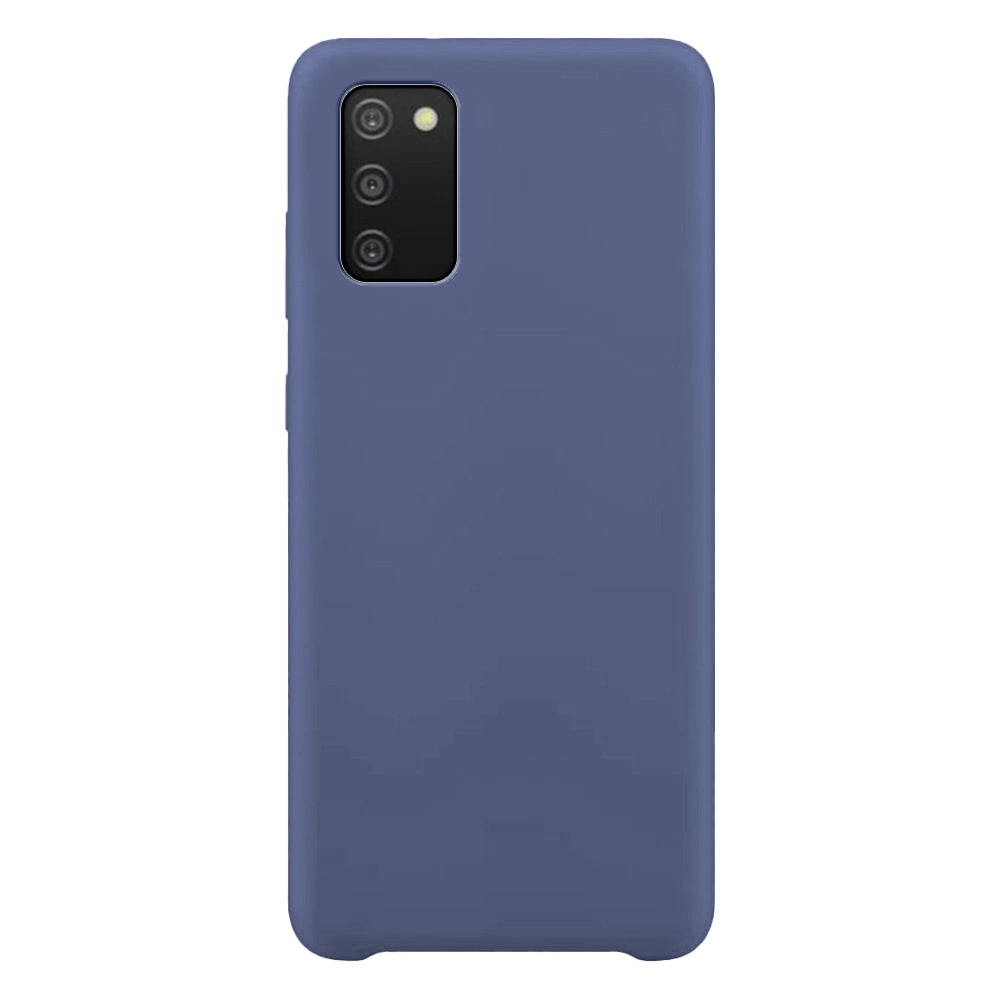 Silicone Soft Flexible Rubber Cover Blue Kryt Samsung Galaxy A03s