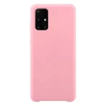 Silicone Soft Flexible Rubber Cover Pink Kryt Samsung Galaxy A72