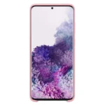 Silicone Soft Flexible Rubber Cover Pink Kryt Samsung Galaxy A72