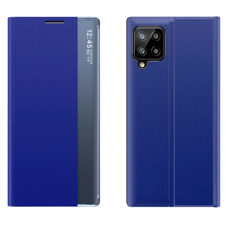 Sleep Bookcase Type With Smart Window Blue Kryt Samsung Galaxy A22 4G