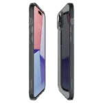 Spigen Crystal Flex Gray-Transparent Kryt iPhone 15 Plus