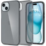 Spigen Crystal Flex Gray-Transparent Kryt iPhone 15 Plus