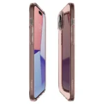 Spigen Crystal Flex Pink/Transparent Kryt iPhone 15 Plus