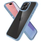 Spigen Crystal Hybrid Clear Blue Kryt iPhone 15 Pro Max