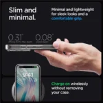 Spigen Crystal Hybrid Clear Kryt iPhone 15 Pro Max