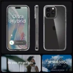 Spigen Crystal Hybrid Clear Kryt iPhone 15 Pro Max