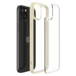 Spigen Crystal Hybrid Transparent Beige Kryt iPhone 15 Plus