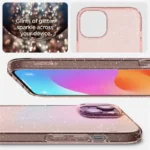 Spigen Liquid Crystal Glitter Pink/Clear Kryt iPhone 15 Plus