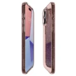 Spigen Liquid Crystal Glitter Pink/Clear Kryt iPhone 15 Pro Max