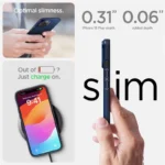 Spigen Thin Fit Blue Kryt iPhone 15 Plus