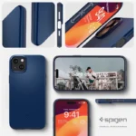 Spigen Thin Fit Blue Kryt iPhone 15 Plus