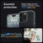 Spigen Ultra Hybrid Dark Green Kryt iPhone 15 Pro