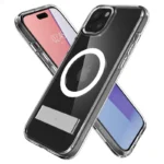 Spigen Ultra Hybrid S MagSafe, Crystal Clear Kryt iPhone 15 Plus