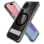 Spigen Ultra Hybrid S MagSafe With Stand Black Kryt iPhone 15 Plus