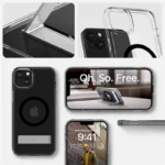 Spigen Ultra Hybrid S MagSafe With Stand For Black Kryt iPhone 15