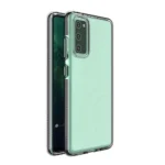 Spring Clear TPU Gel Protective Cover With Colorful Frame Black Kryt Samsung Galaxy A72