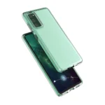 Spring Clear TPU Gel Protective Cover With Colorful Frame Light Blue Kryt Samsung Galaxy A72