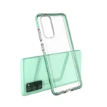 Spring Clear TPU Gel Protective Cover With Colorful Frame Yellow Kryt Samsung Galaxy A72