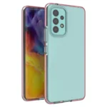 Spring Cover Gel TPU Cover With Colored Frame Light Pink Kryt Samsung Galaxy A73