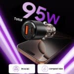 Tech-Protect Cc03 2-Port Car Charger Pd95W/Qc3.0 Black