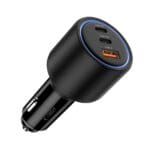 Tech-Protect Cc04 3-Port Car Charger Pd130W Black