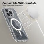 Tech-Protect Flexair MagSafe Glitter Kryt iPhone 16e