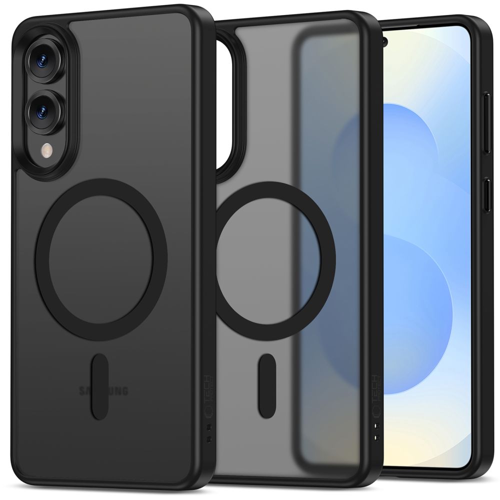 Tech-Protect Magmat MagSafe Edge Matte Black Kryt Samsung Galaxy S25