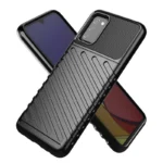 Thunder Flexible Tough Rugged Cover TPU Black Kryt Samsung Galaxy A03s