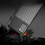 Thunder Flexible Tough Rugged Cover TPU Black Kryt Samsung Galaxy A03s
