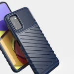 Thunder Flexible Tough Rugged Cover TPU Black Kryt Samsung Galaxy A03s