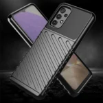 Thunder Flexible Tough Rugged Cover TPU Black Kryt Samsung Galaxy A72