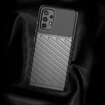 Thunder Flexible Tough Rugged Cover TPU Black Kryt Samsung Galaxy A72