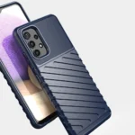 Thunder Flexible Tough Rugged Cover TPU Black Kryt Samsung Galaxy A72
