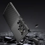Thunder Silicone Armored Black Kryt Samsung Galaxy S25 Ultra