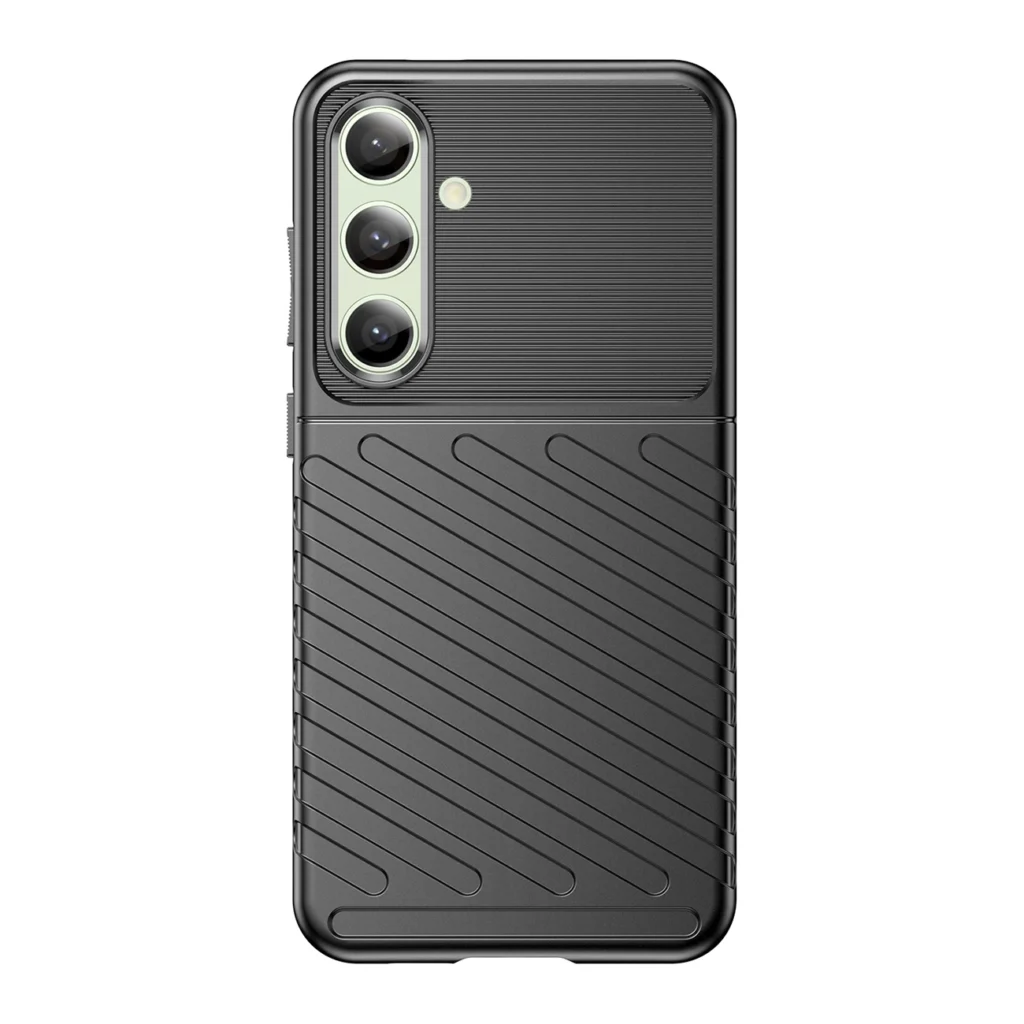 Thunder Silicone Armored Cover Black Kryt Samsung Galaxy S24 Fe