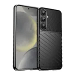Thunder Silicone Armored Cover Black Kryt Samsung Galaxy S25 Plus