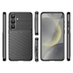 Thunder Silicone Armored Cover Black Kryt Samsung Galaxy S25 Plus