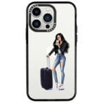 Woman Black Haired With Baggage Kryt iPhone 16 Pro