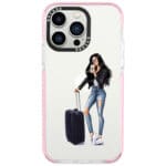 Woman Black Haired With Baggage Kryt iPhone 16 Pro