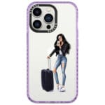 Woman Black Haired With Baggage Kryt iPhone 16 Pro