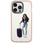 Woman Black Haired With Baggage Kryt iPhone 16 Pro