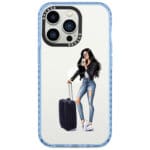 Woman Black Haired With Baggage Kryt iPhone 16 Pro